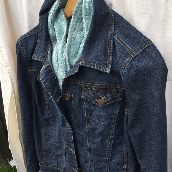 Christopher&Banks blue denim jean jacket - Picture 7 of 9